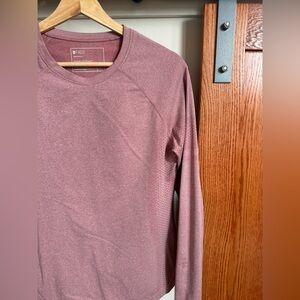 Figs Dusty Rose Long Sleeve Shirt